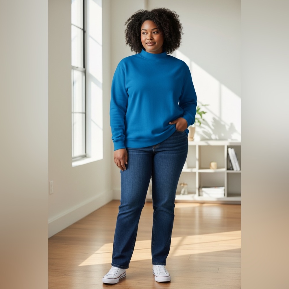 Vintage Gitano Blue Pullover Women’s Sweatshirt